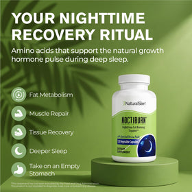 NaturalSlim NoctiBurn capsules sur une table