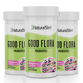 NaturalSlim Probiotique 60 capsules végétariennes, vue de face