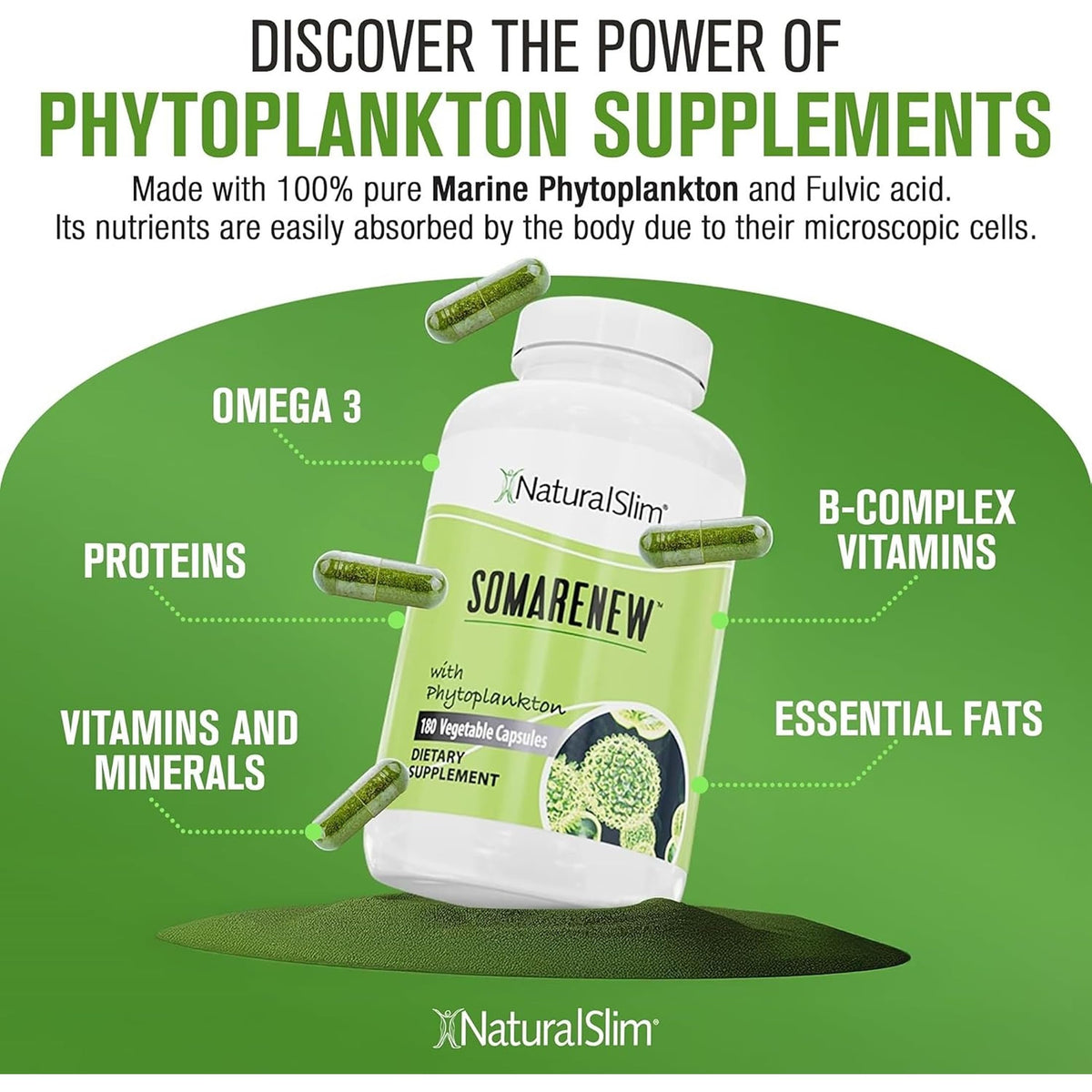 NaturalSlim Somarenew 180 capsules végétales ingrédients