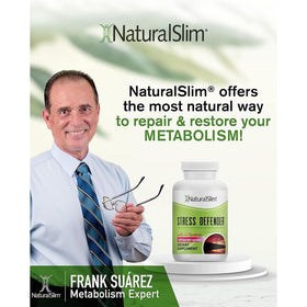 NaturalSlim Stress Defender, gélules dans un bol