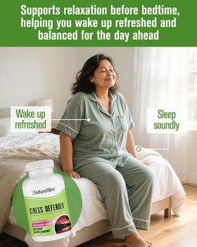 NaturalSlim Stress Defender gélules végétales en gros plan