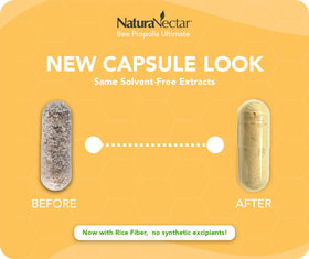 NaturaNectar capsules de propolis avec description détaillée