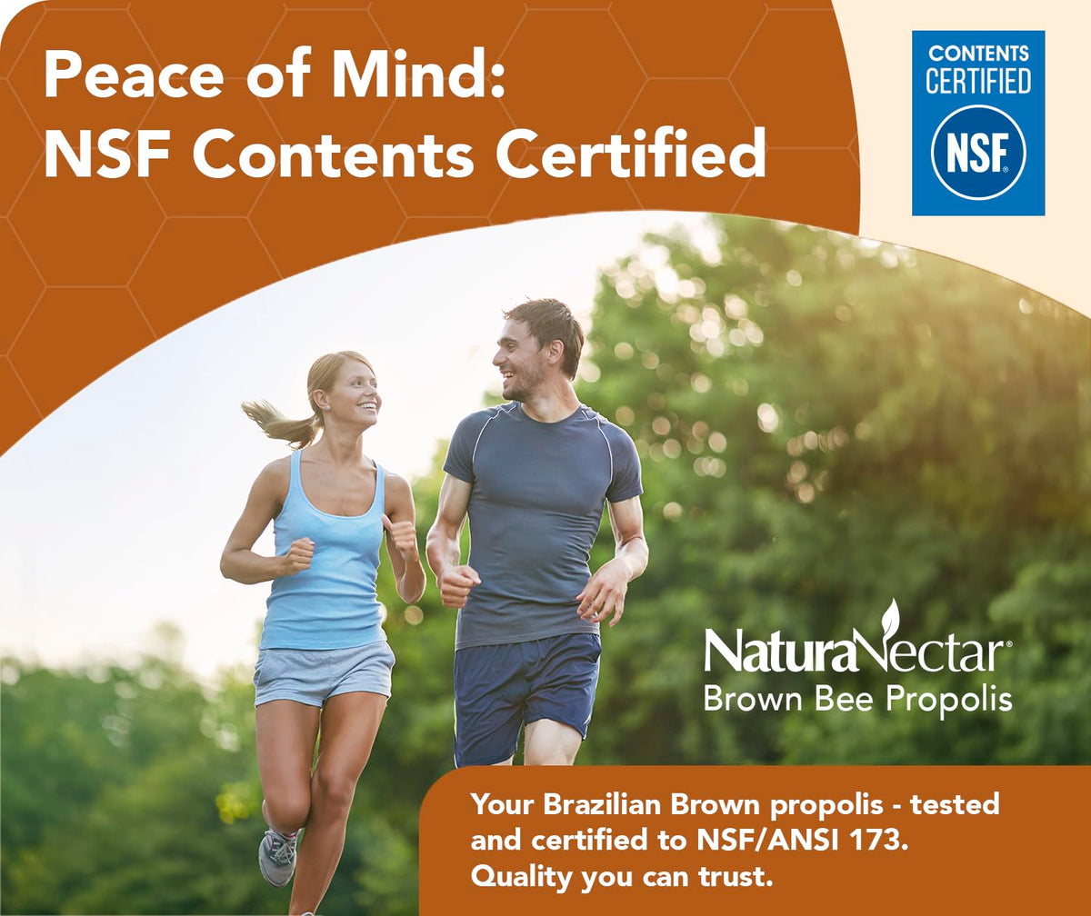 NaturaNectar Propolis Brun Brésilien capsules dans un environnement naturel