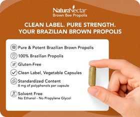 NaturaNectar Propolis Brun Brésilien emballage