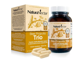 NaturaNectar Trio de Capsules de Propolis vue de face