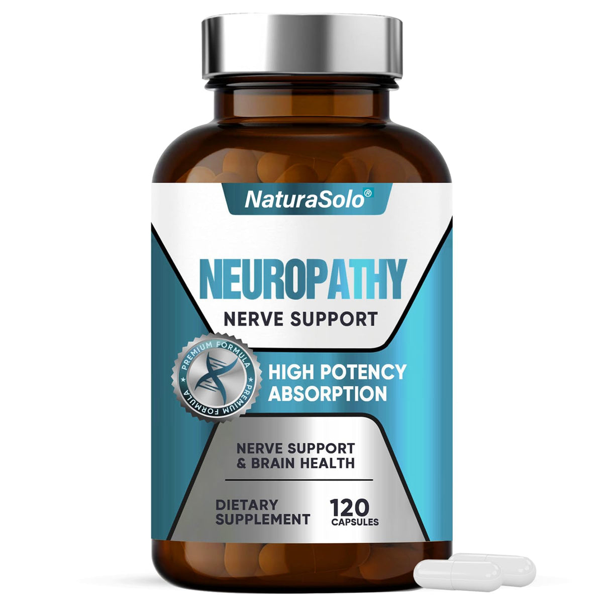 NaturaSolo Nerve Savior 600mg Acide Alpha-Lipoïque flacon avant