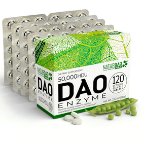 NATURDAO MAX Complément Alimentaire Enzymes DAO 120 comprimés vue de face