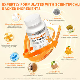 Nature Echo Complément Alimentaire GLP-1 60 Capsules avec étiquette