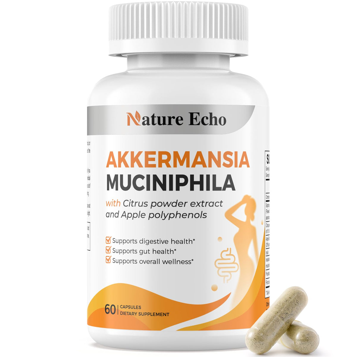Nature Echo Complément Alimentaire GLP-1 60 Capsules vue avant