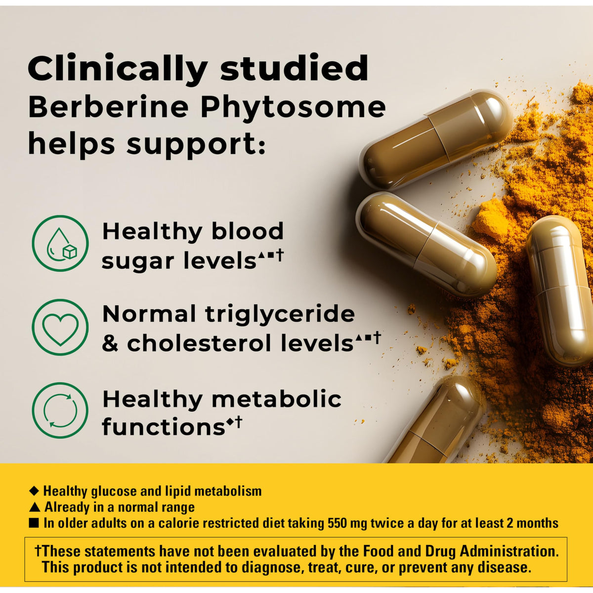 Nature Made Berberine Phytosome bottle with label