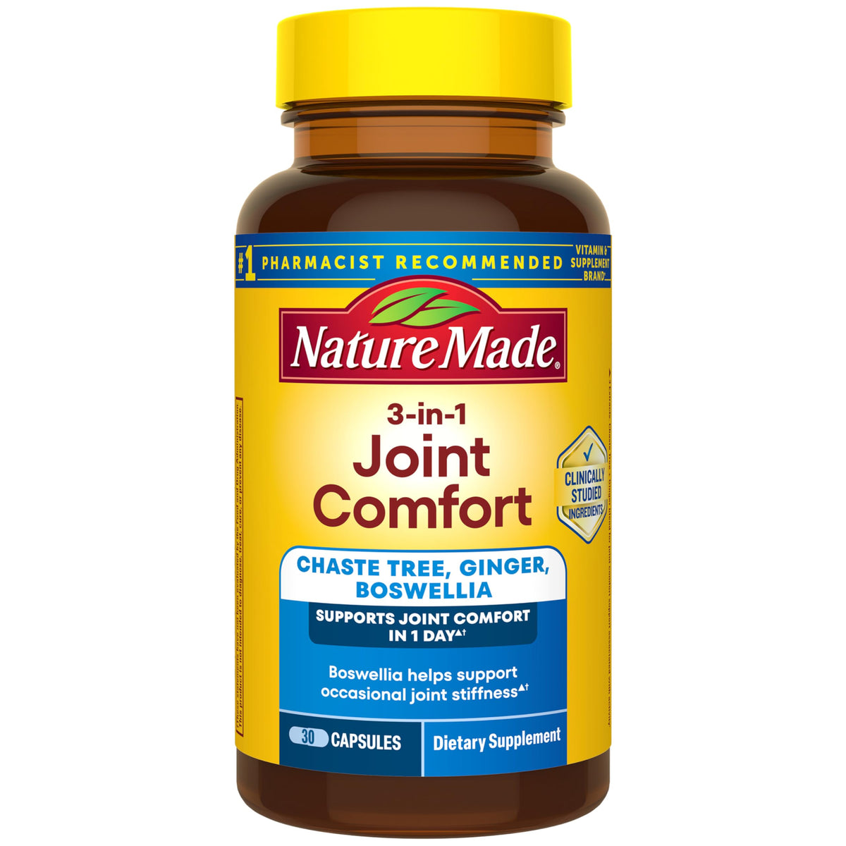 Nature Made Capsules Confort Articulaire 3-en-1 bouteille vue de face