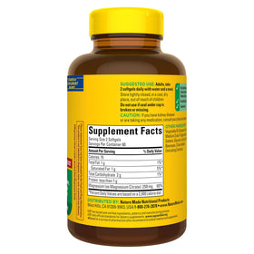 Nature Made Citrate de Magnésium 250 mg gélules molles en usage