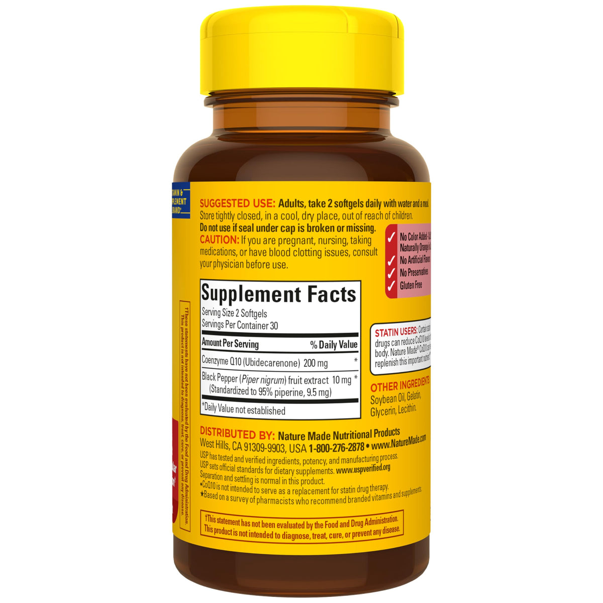 Nature Made CoQ10 200mg en contexte de vie quotidienne