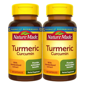 Nature Made Curcuma Curcumin 500 mg 60 Capsules vue avant