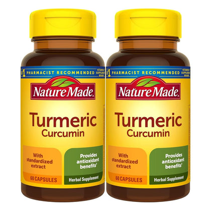 Nature Made Curcuma Curcumin 500 mg 60 Capsules vue avant
