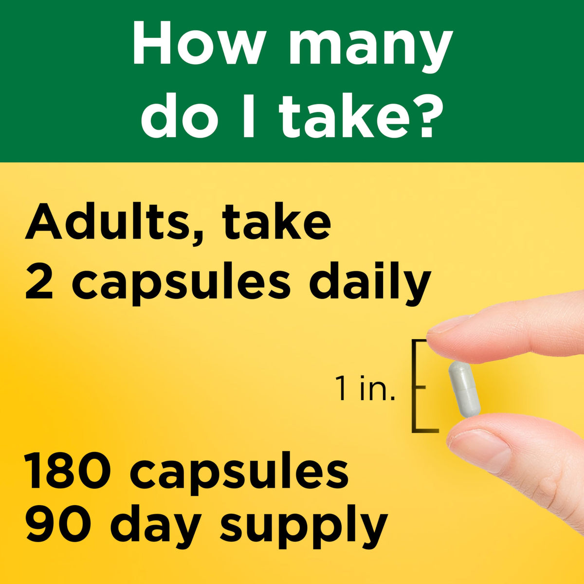 Nature Made Magnésium Glycinate 200 mg avec étiquette visible