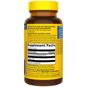 Nature Made Melatonine 5mg 300 Tablettes en gros plan