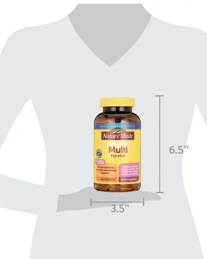 Nature Made Multivitamines pour Femmes, flacon ouvert