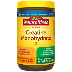 Nature Made Poudre de Créatine Monohydrate 450 g vue de face