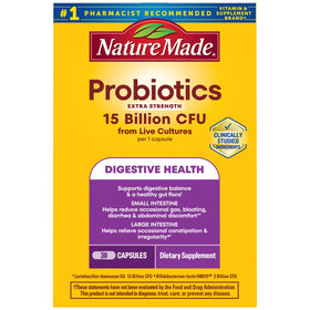 Nature Made Probiotiques 30 capsules vue de face