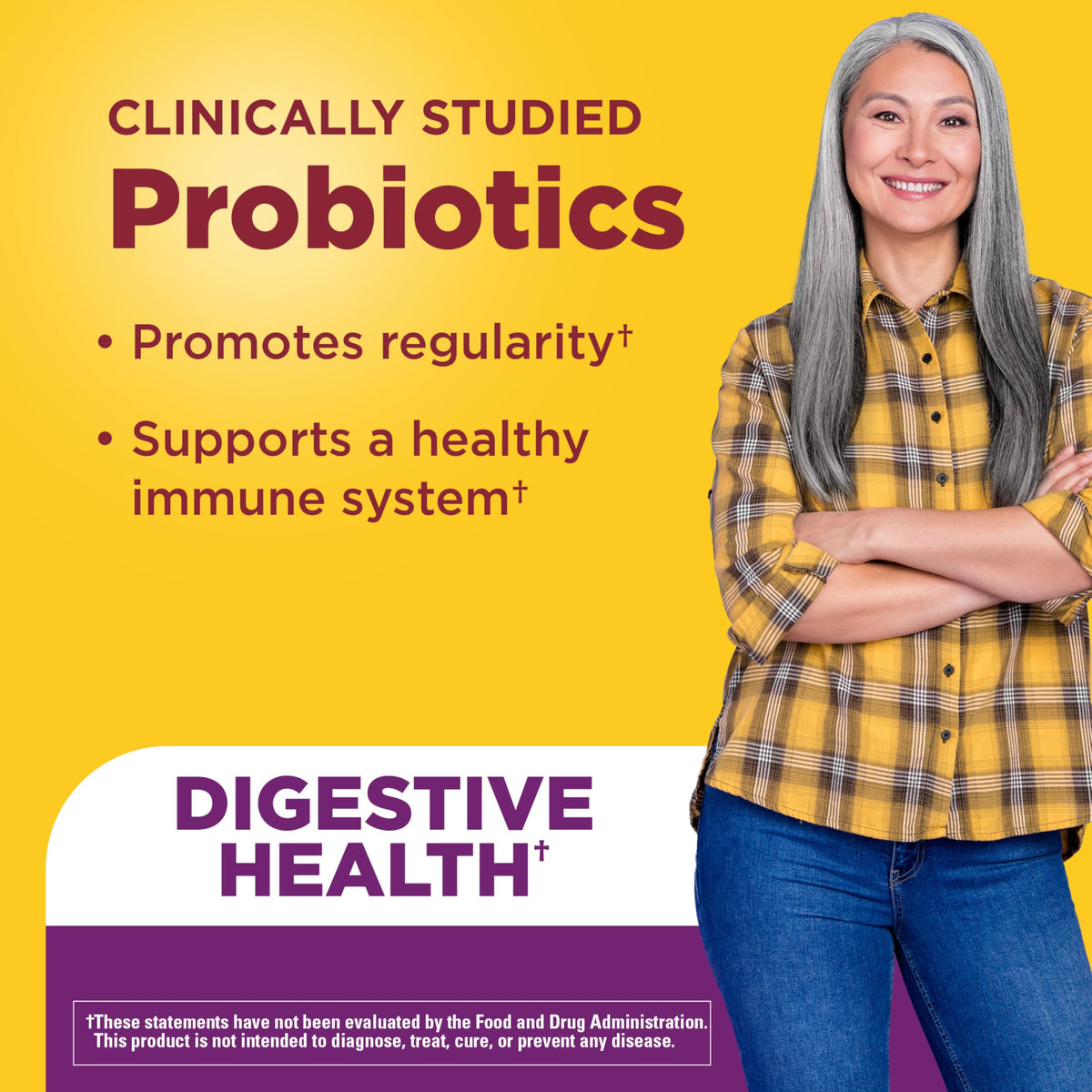 Nature Made Probiotiques Capsules 30 unités, capsules sur une surface blanche