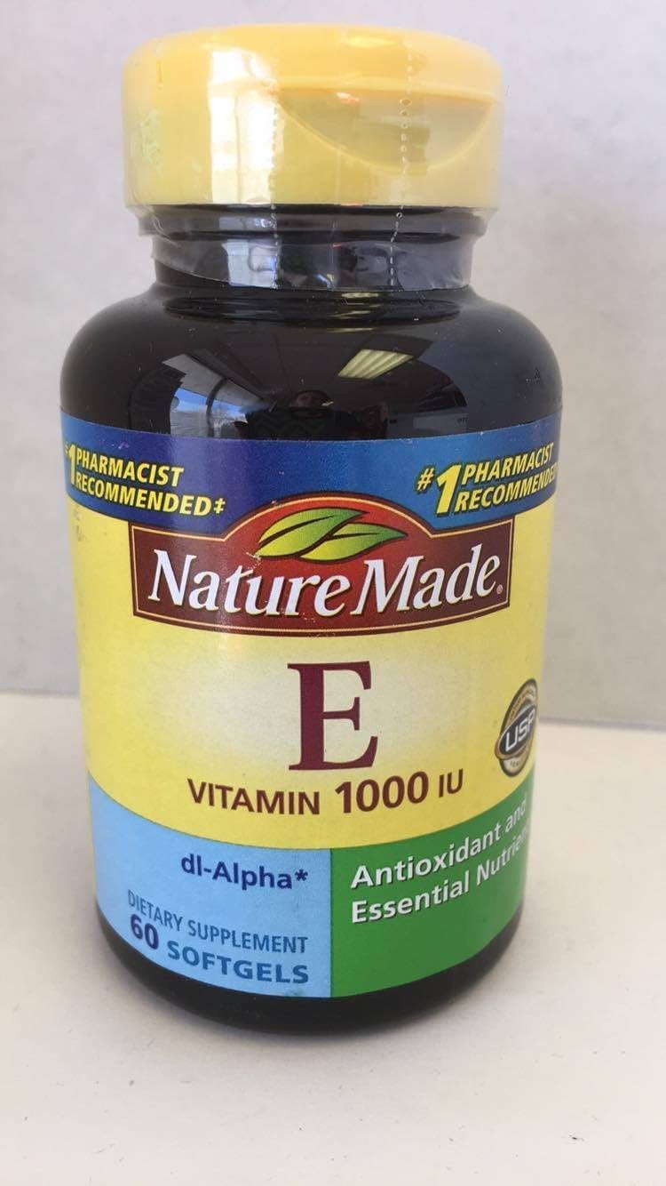 Nature Made Vitamine E 1000 IU gélules en flacon