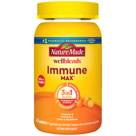 Nature Made Wellblends daily wellness Gummies tangerine flavor front view