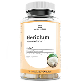 Nature Restore Extrait de Champignon Hericium Erinaceus Capsules, vue avant