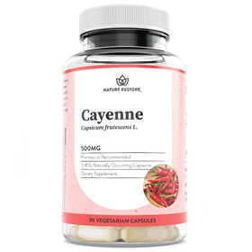 Nature Restore extrait de piment de cayenne 90 capsules vue de face