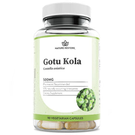 Nature Restore Gotu Kola 500mg bouteille vue de face