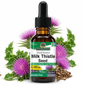 Nature's Answer Extrait de Chardon-Marie 2000 mg bouteille avant