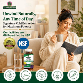 Nature's Answer Kava-6 Capsules Végétariennes, emballage