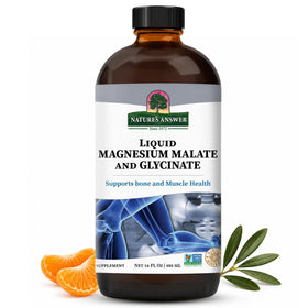 Nature's Answer Magnésium Liquide Malate et Glycinate 473 ml vue avant
