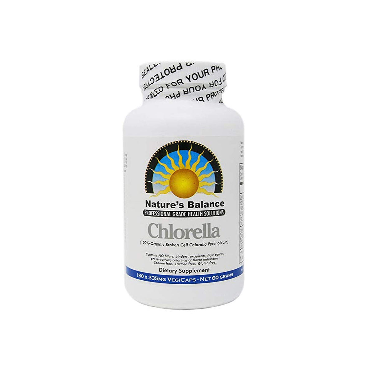 Nature's Balance Chlorella 180 capsules vue avant