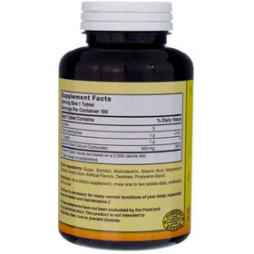Nature's Blend Comprimés à Croquer Calcium Bavarian Cream 500 mg - ouverture de l'emballage