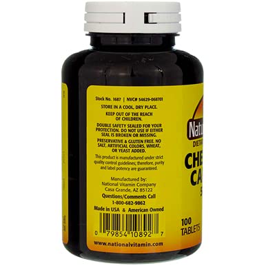 Nature's Blend Comprimés à Croquer Calcium Bavarian Cream 500 mg - présentation des comprimés