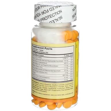 Nature's Blend Daily Vite Multivitamines 250 Tablettes avec étiquette