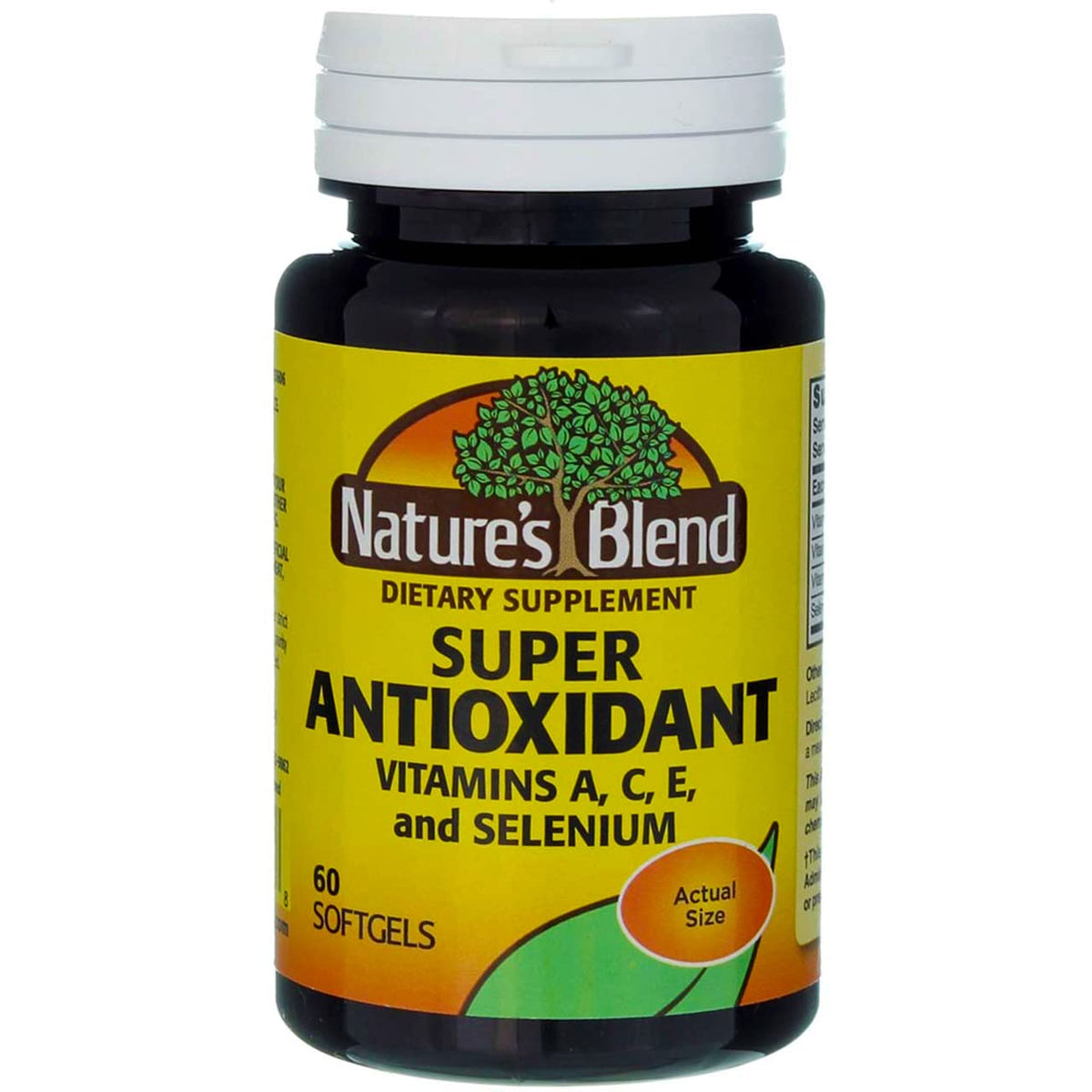 Nature's Blend Super Antioxidant Aces - détails des gélules