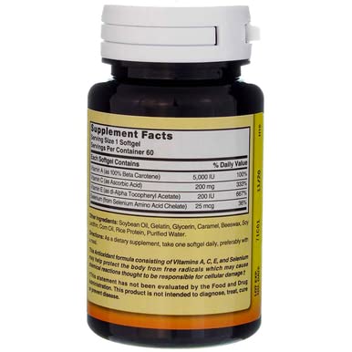 Nature's Blend Super Antioxidant Aces - gélules en gros plan