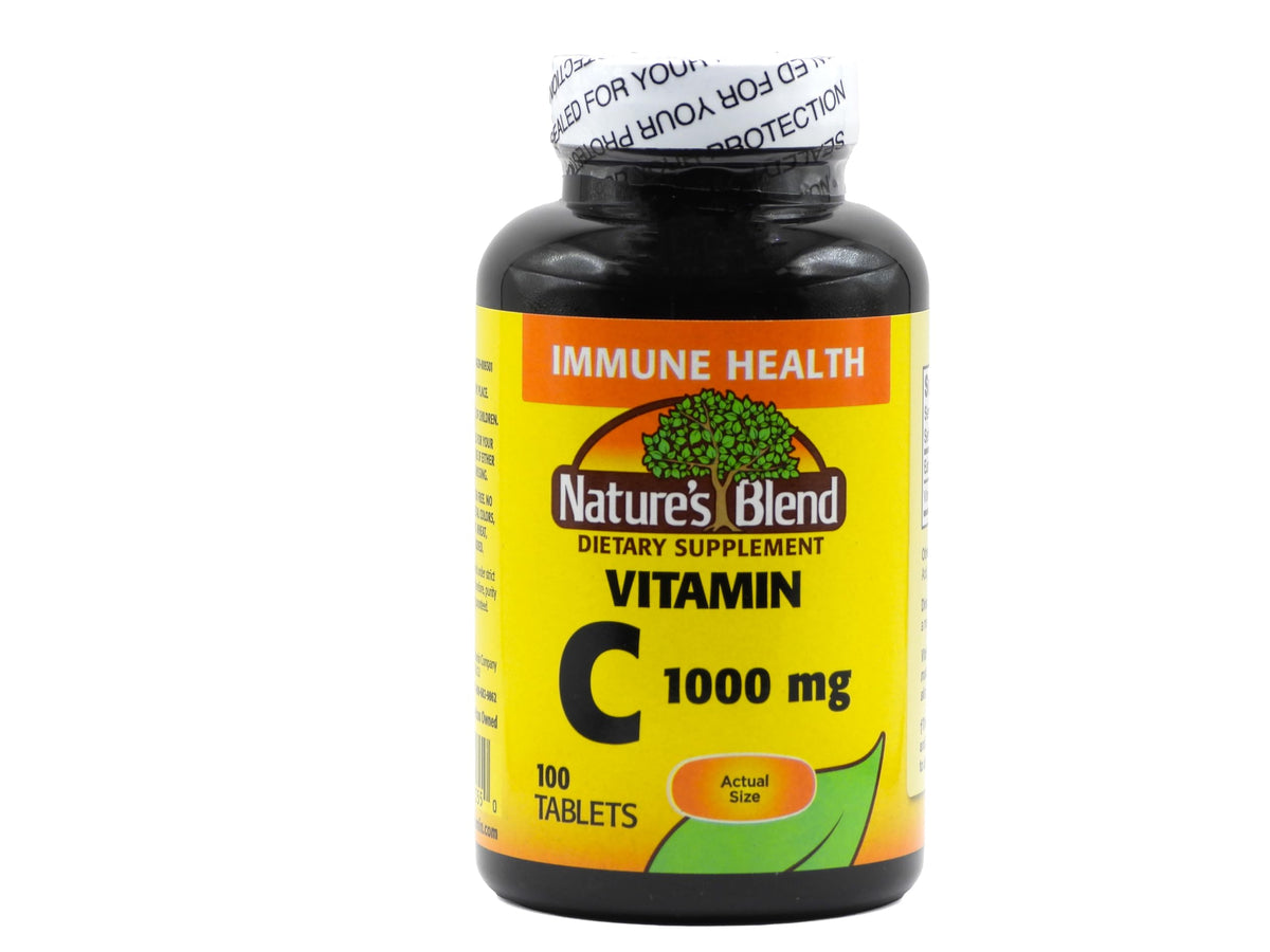 Nature's Blend Vitamine C 1000 mg 100 comprimés vue avant