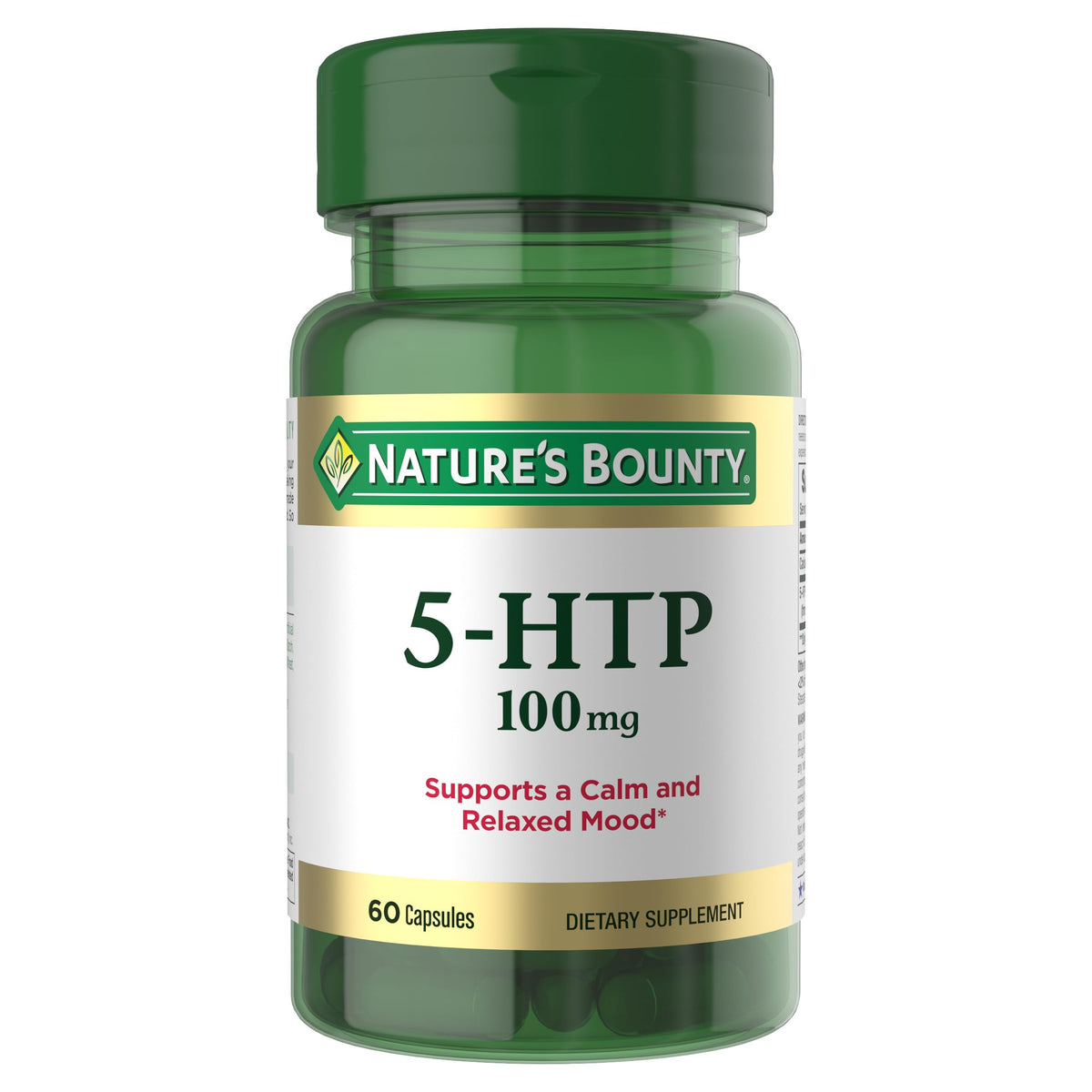 Nature's Bounty 5-HTP 100mg capsules avant