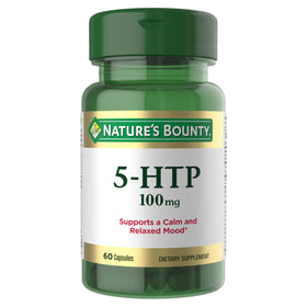 Nature's Bounty 5-HTP 100mg capsules avant