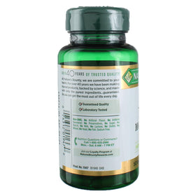 Nature's Bounty Chardon-Marie 1000 mg, gélules souples sur surface blanche
