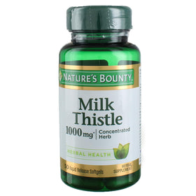 Nature's Bounty Chardon-Marie 1000 mg gélules souples, vue avant