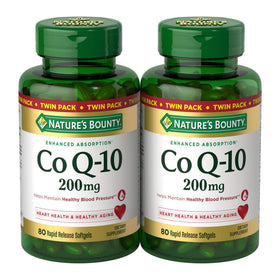 Nature's Bounty CoQ10 200mg gélules molles en vue de face
