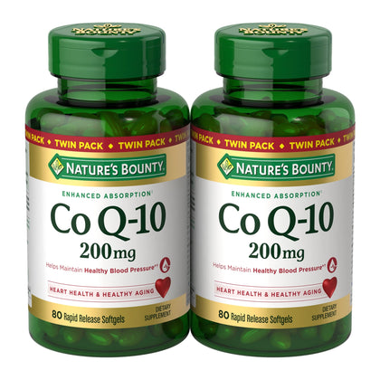 Nature's Bounty CoQ10 200mg gélules molles en vue de face