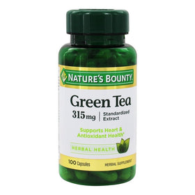 Nature's Bounty Extrait de Thé Vert 315mg devant de la boîte