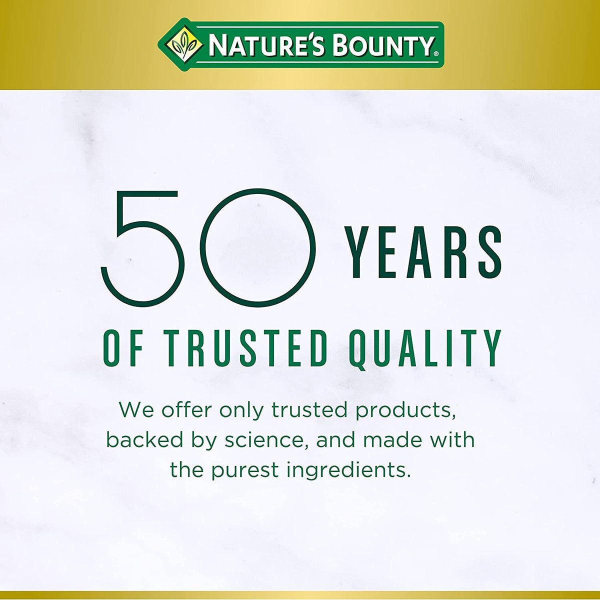 Nature's Bounty Fer 28 mg 90 capsules sur une table