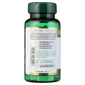 Nature's Bounty L-Lysine 240 comprimés côté avec logo de la marque