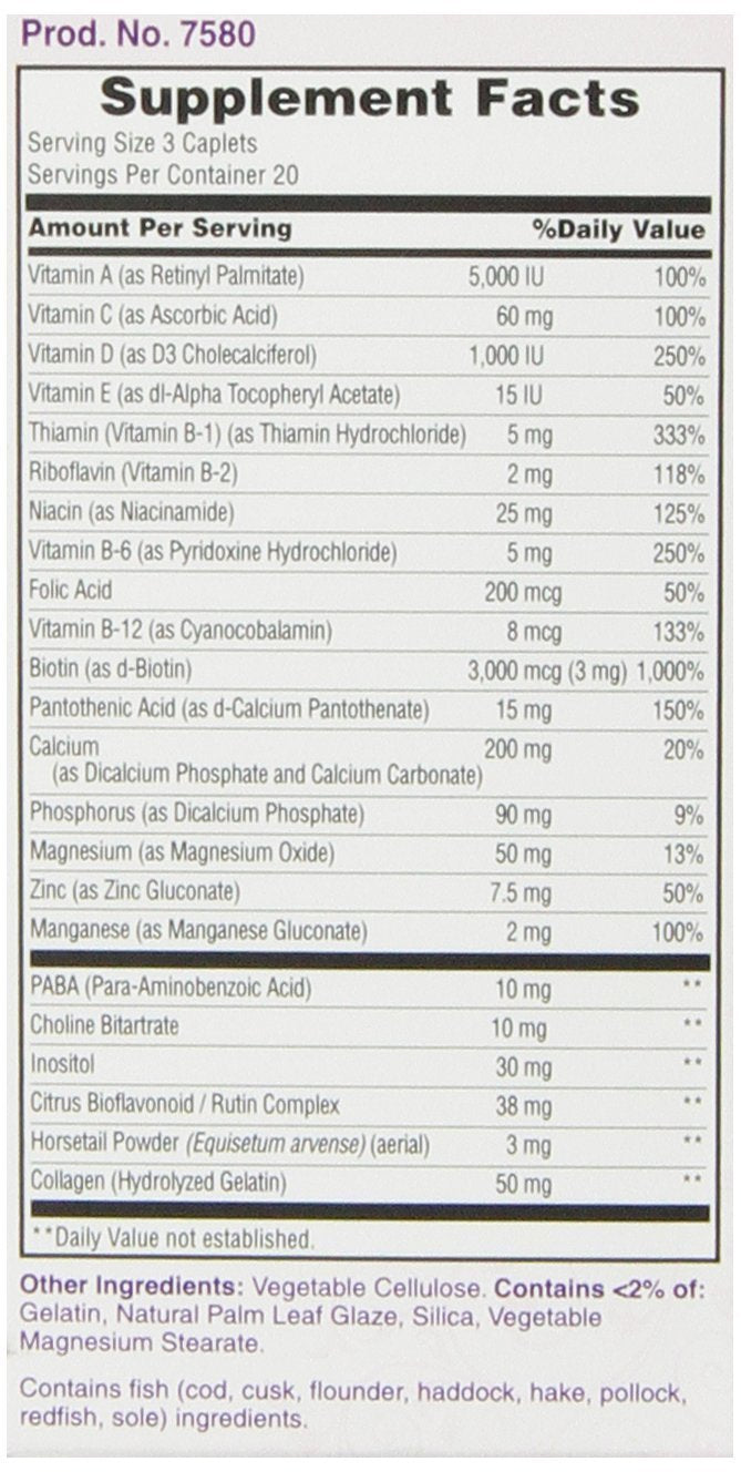 Nature's Bounty Optimal Solutions 120 comprimés côté